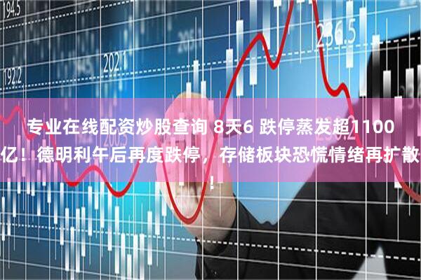 专业在线配资炒股查询 8天6 跌停蒸发超1100 亿！德明利午后再度跌停，存储板块恐慌情绪再扩散！
